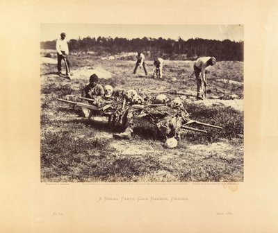 Un gruppo di sepoltura, Cold Harbor, Virginia da John Reekie